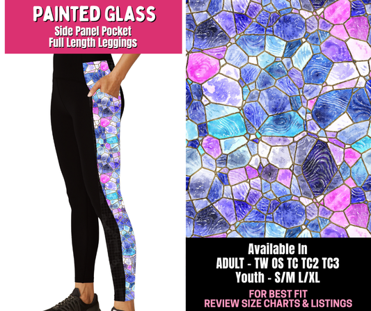 Preorder! Closes 1/1. ETA March. Painted Glass Side Panel Pocket Full Length Leggings