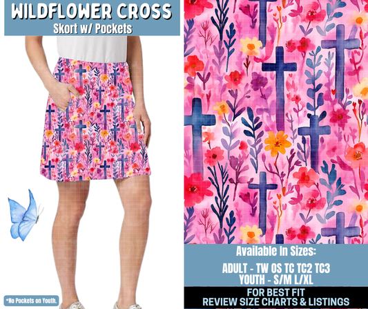 Preorder! Closes 1/15. ETA April. Wildflower Cross Skort