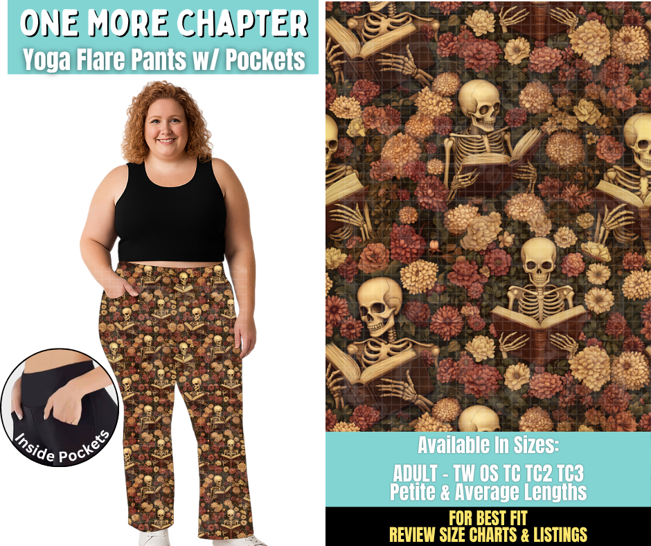 Preorder! Closes 6/25. ETA Sept. One More Chapter Yoga Flare Pants