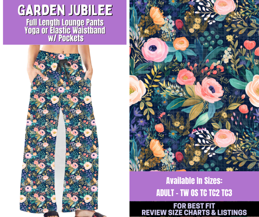 Preorder! Closes 1/5. ETA March. Garden Jubilee Full Length Lounge Pants