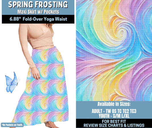 Preorder! Closes 1/15. ETA April. Spring Frosting Maxi Skirt