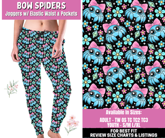Preorder! Closes 1/12. ETA March. Bow Spiders Joggers