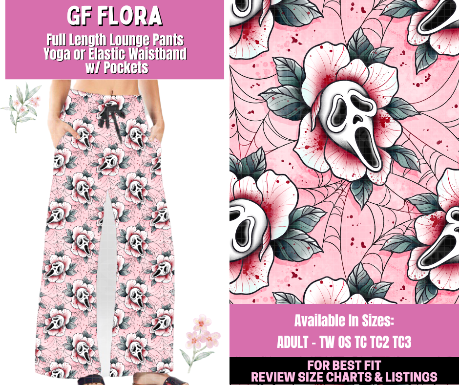 Preorder! Closes 1/12. ETA March. GF Flora Full Length Lounge Pants