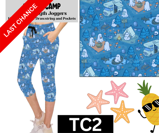 Spooky Camp Jogger Capri