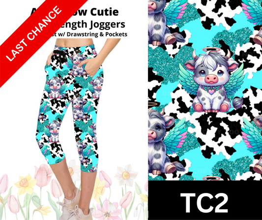 Angel Cow Cutie Jogger Capri