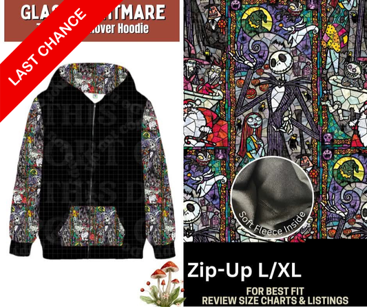 Glass Nightmare Zip-Up Hoodie