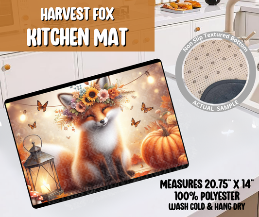 Preorder! Closes 6/8. ETA Sept. Harvest Fox Kitchen Mat