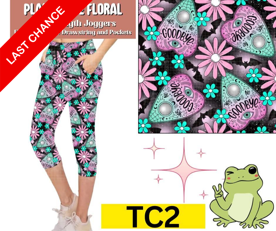 Planchette Floral Jogger Capri