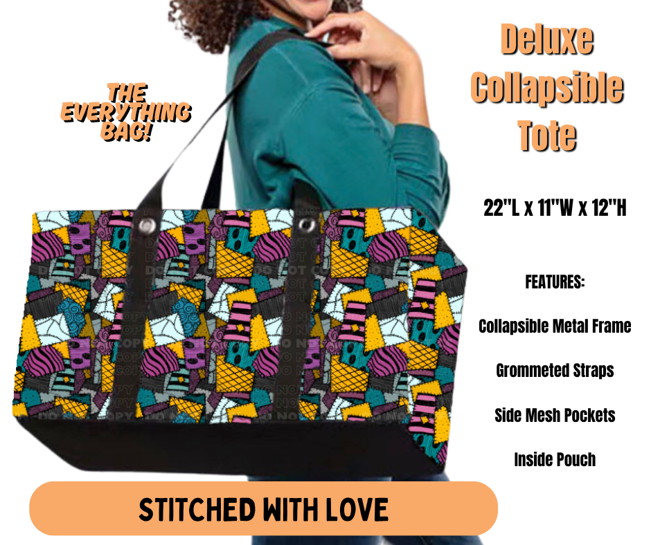Preorder! Closes 7/2. ETA Oct. Stitched With Love Collapsible Tote