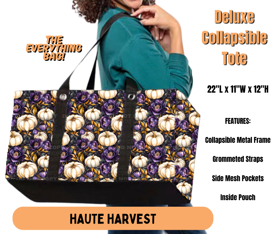 Preorder! Closes 7/2. ETA Oct. Haute Harvest Collapsible Tote