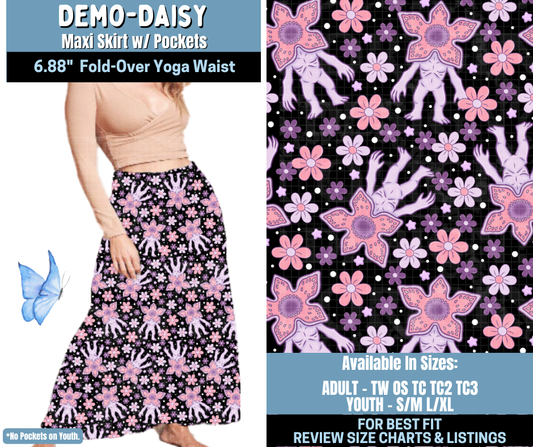 Preorder! Closes 1/15. ETA April. Demo-Daisy Maxi Skirt