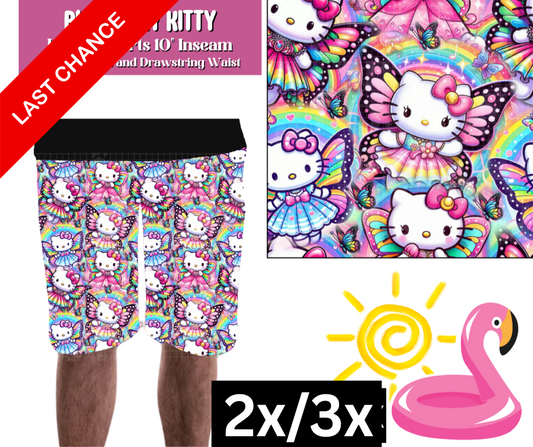 Butterfly Kitty Unisex Shorts