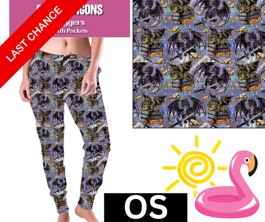 Book Dragons Joggers