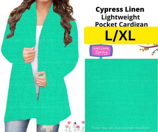 Cypress Linen Pocket Cardigan