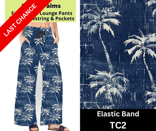 Denim Palms Full Length Lounge Pants