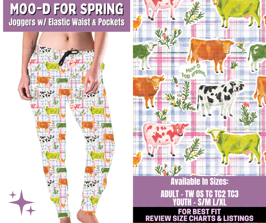 Preorder! Closes 1/14. ETA April. Moo-d For Spring Joggers
