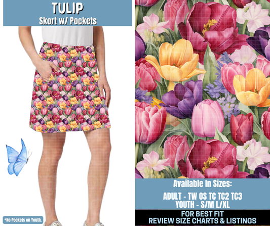 Preorder! Closes 1/15. ETA April. Tulip Skort