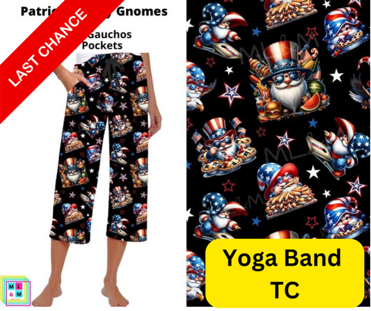 Patriotic Party Gnomes Capri Gauchos