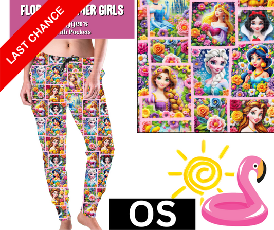 Floral Summer Girls Joggers