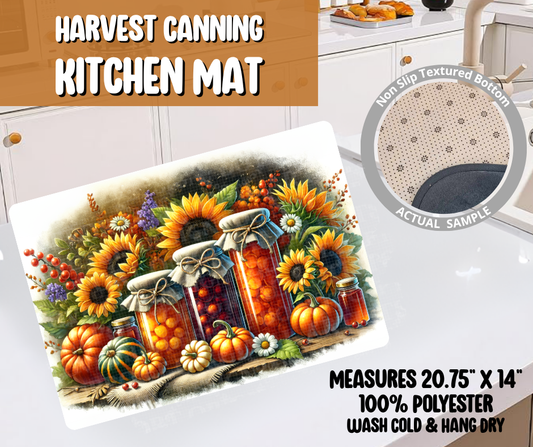 Preorder! Closes 6/8. ETA Sept. Harvest Canning Kitchen Mat