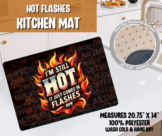 Preorder! Closes 6/8. ETA Sept. Hot Flashes Conversion Kitchen Mat