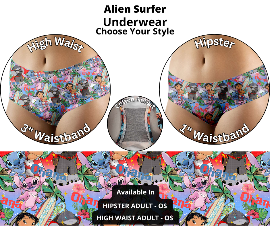 Alien Surfer Underwear