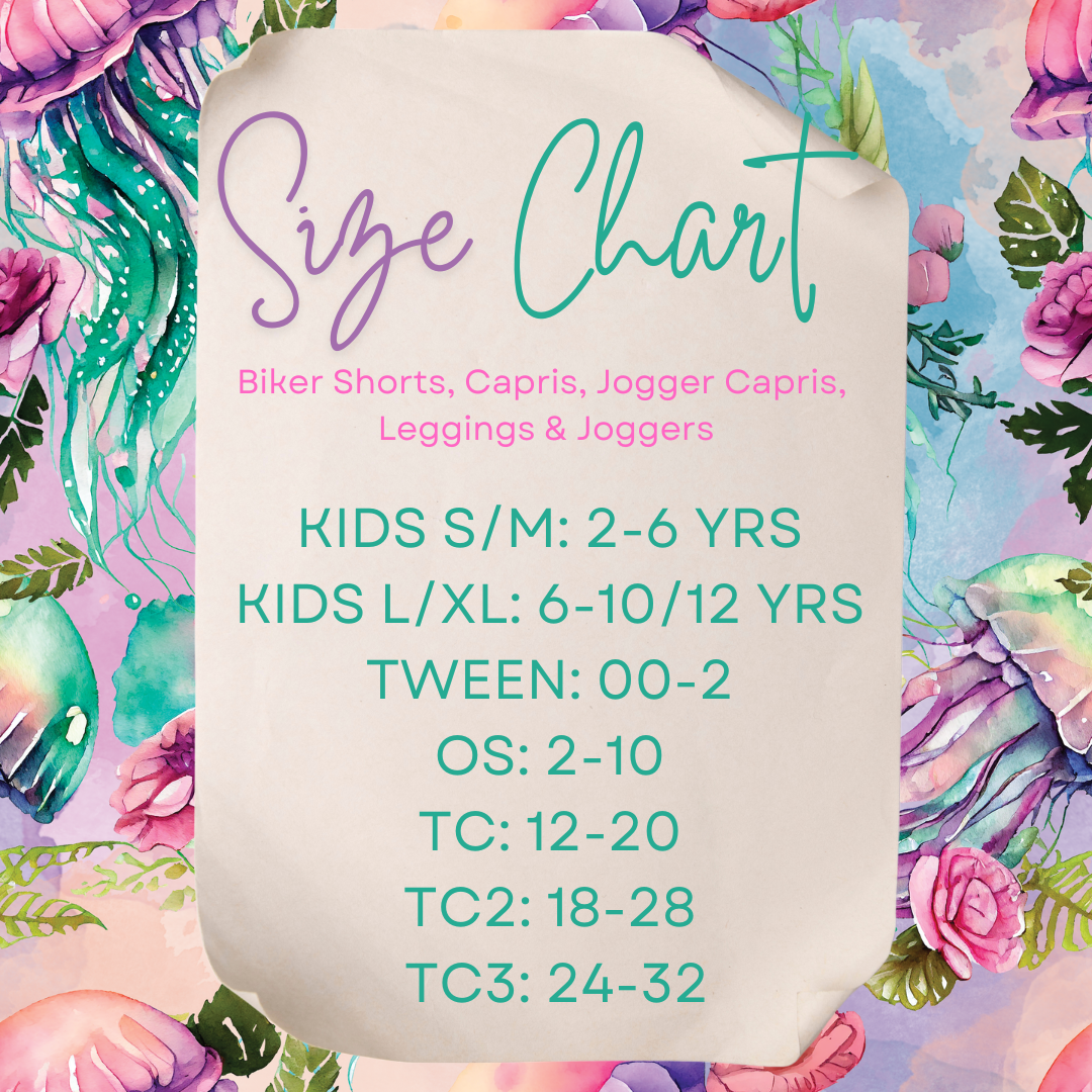 Ready to Ship - Sea Turtle Capris & Leggings
